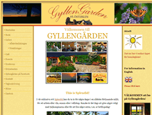 Tablet Screenshot of gyllengarden.com